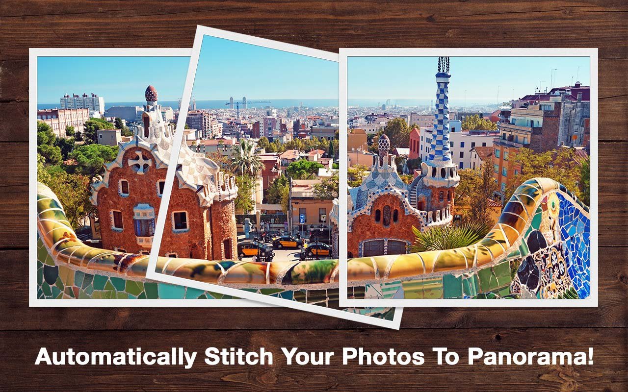 Automaticallyt stitch your photos to panorama