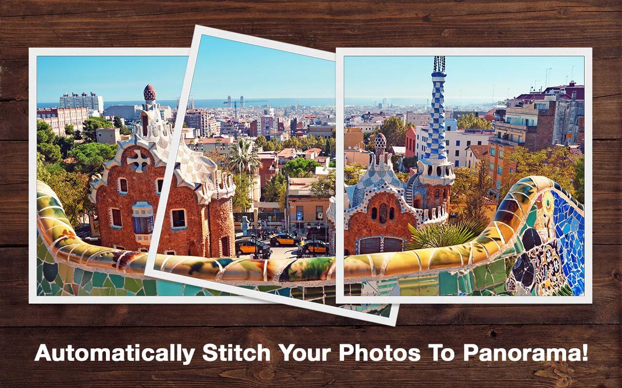 Automatically stitch your photos to panorama