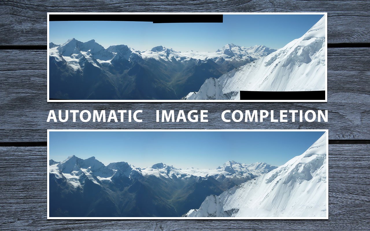 Automatic image completion